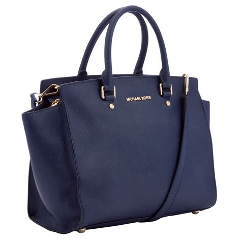 michael kors selma handbag navy